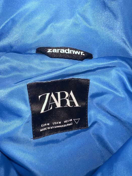 Geaca Retro Zara DNWR albastră – mărimea M – nouă fără etichetă