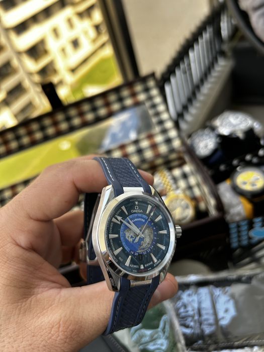 Omega Seamaster Aqua Terra 150M GMT Worldtimer 43 mm