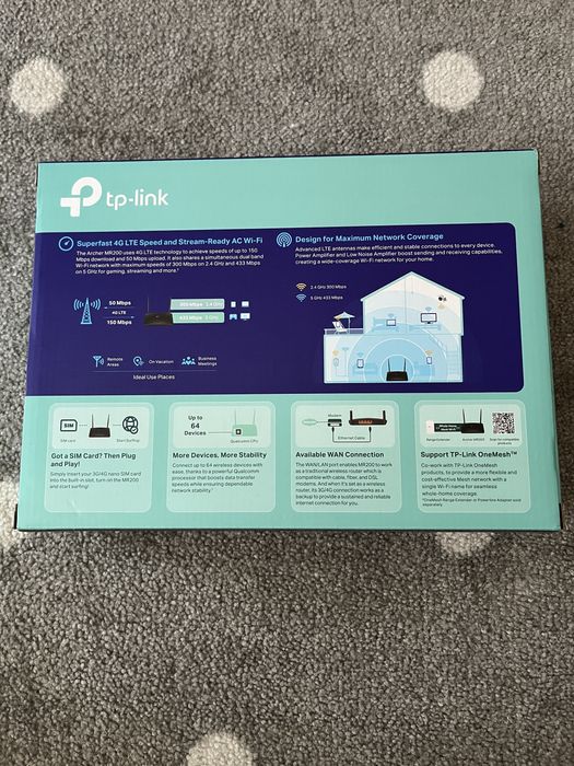 Router TP-LINK, 4G LTE