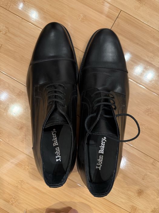 Pantofi negri eleganti cu siret superbi John Bakery Italia