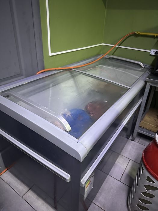 Морозильник Leadbros 620 л синий