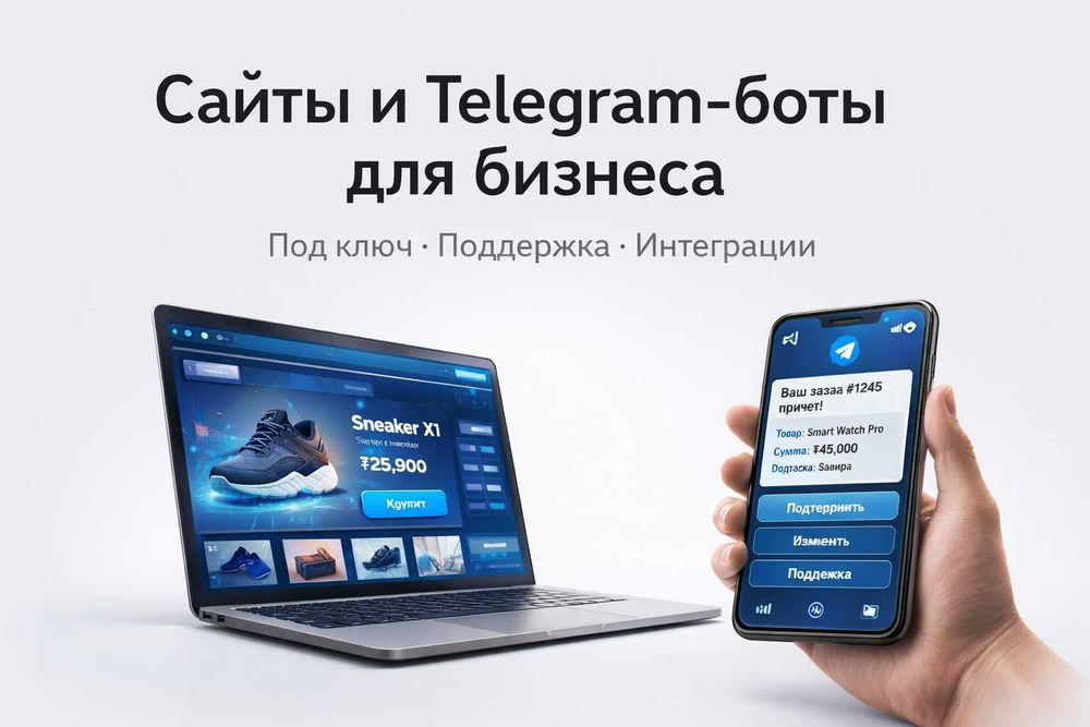 Телеграм боты и ИИ-боты | Автоматизация бизнеса | Сайты