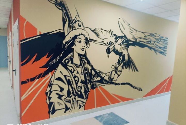 Қабырға сурет салу Алматы