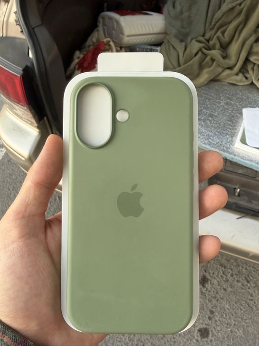 Оригинальный чехол magsafe iphone 17 sage