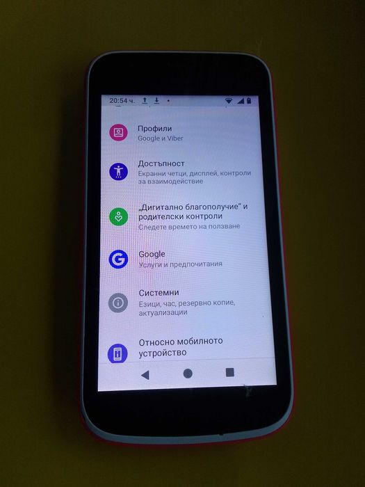 Работещ Nokia 1 отключен (8 Gb) + зарядно. С 2 sim карти