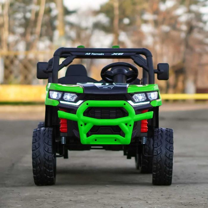 UTV electric pentru 2 copii Kinderauto X-Force 4x75W 24V Green