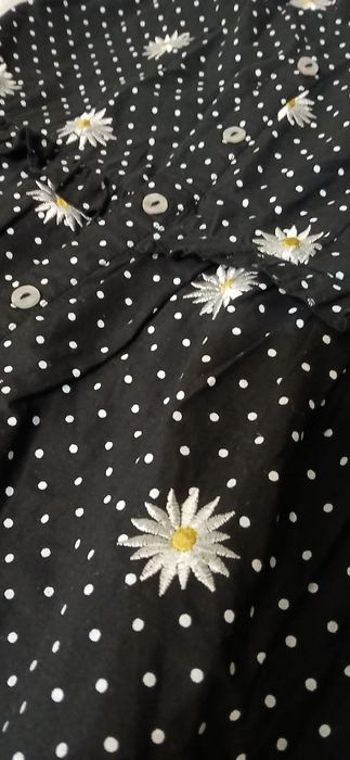 Сарафан в горошек