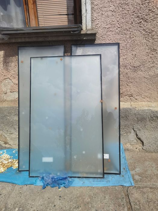 Стъклопакет бял мат