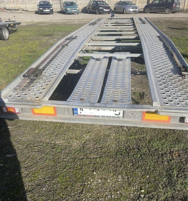 Inchiriere remorca/ platforma auto 4,5m 5m 2axe 6m 8m tractari auto