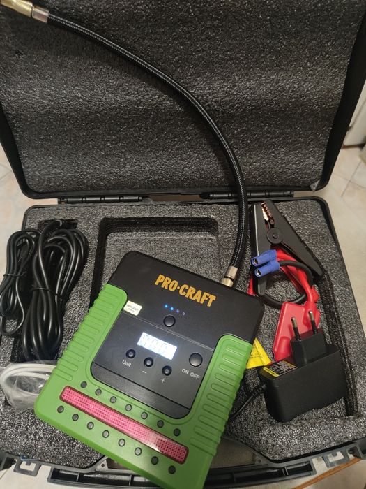 Starter/Jump auto multifuncțional+Compresor 12000Mah Nou!!