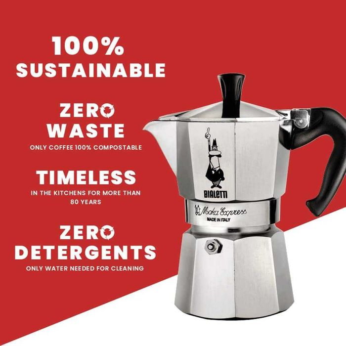 Bialetti Moka Express Кафеварка, За 9 чаши, 420 ml