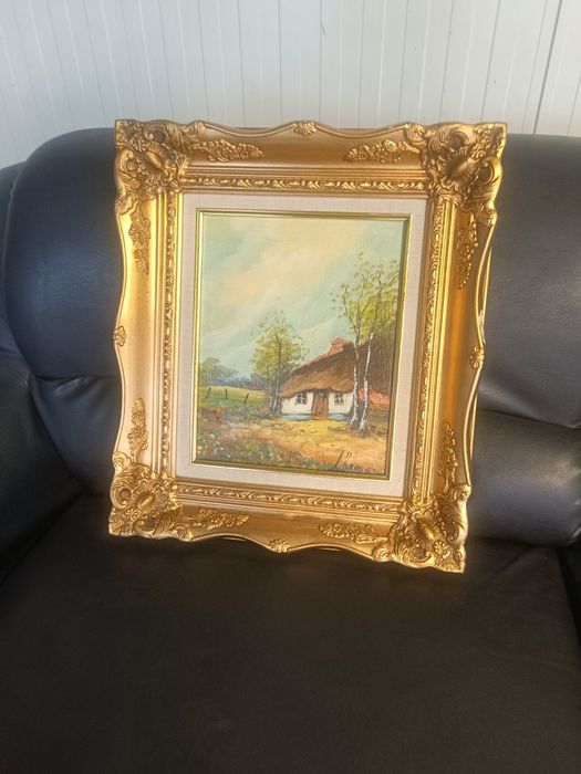 Барокова картина масло върху платно