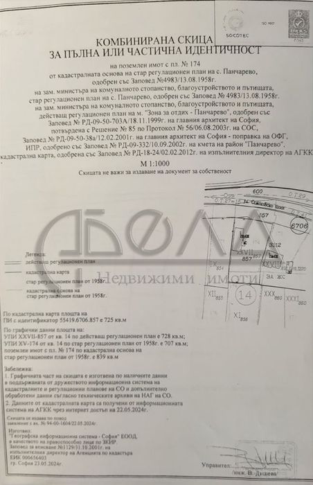 Продава се Парцел в с. Панчарево, Област София-град - 725 кв.м за 414 €/кв.м - Снимка #10