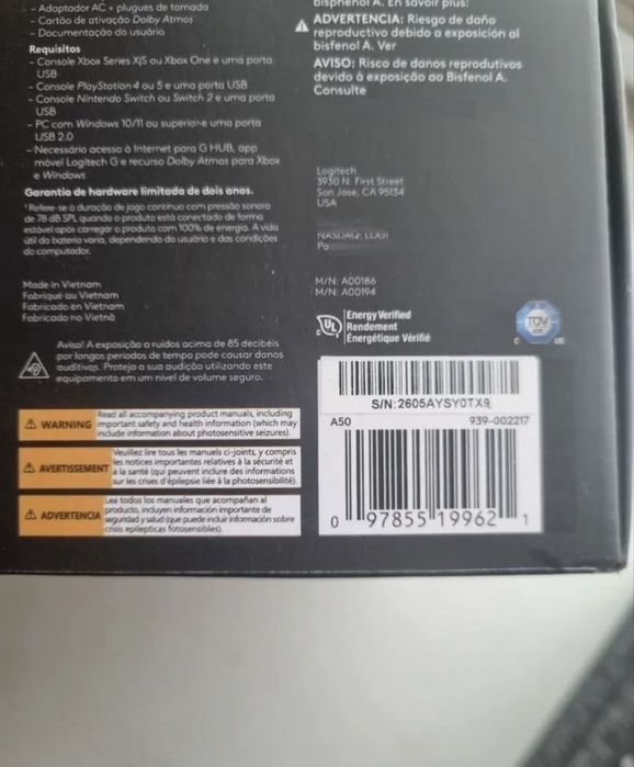 Наушники Logitech Astro A50 Gen 5 Оригинал