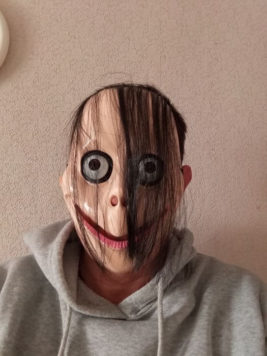 Маска с волосами. Для машины, для пранка