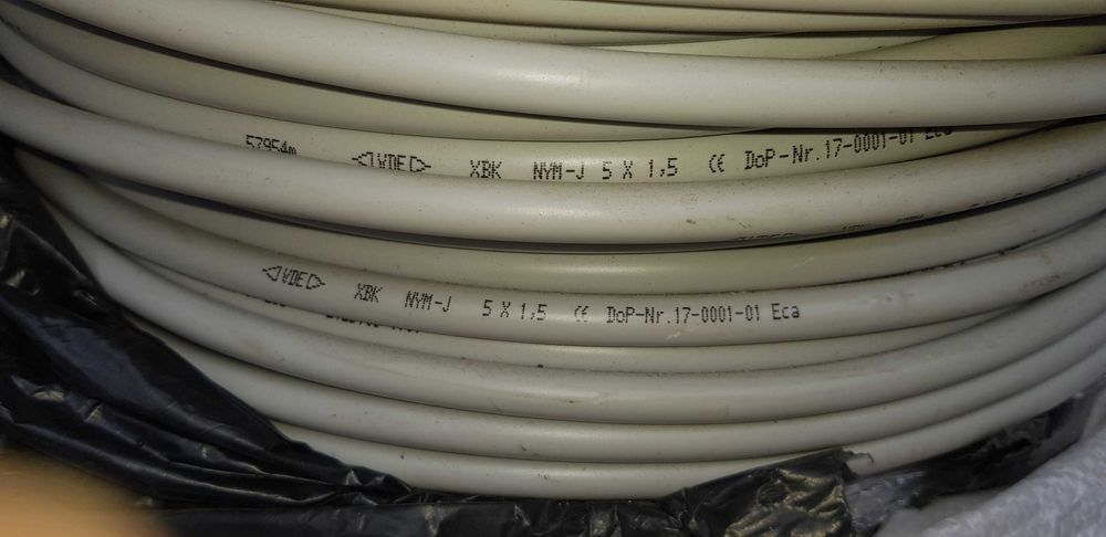 Кабел 5×1,5 500метра