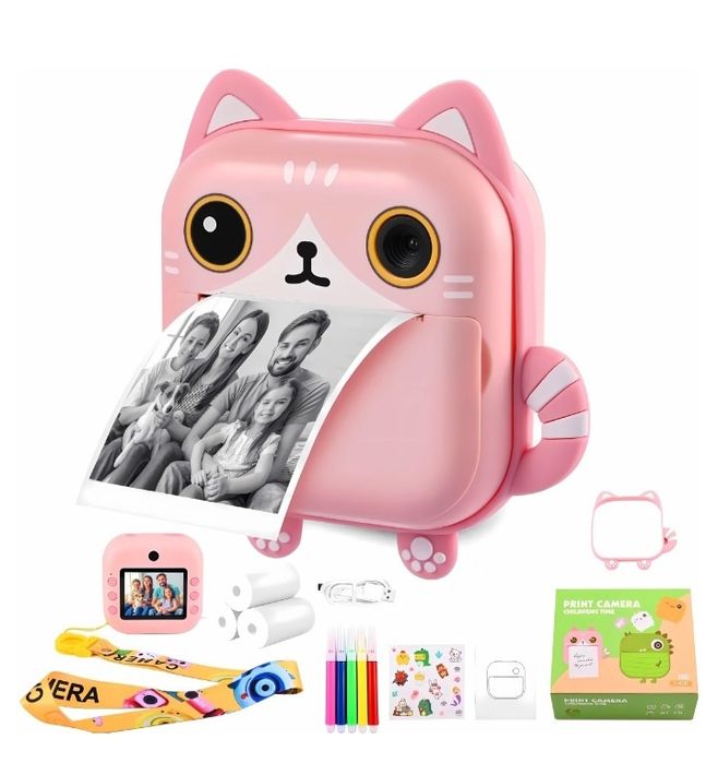 Детский фотоаппарат моментальной печатью