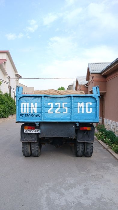 Zil MMZ 4502 rangi ko'k ishlap chiqarilgan yili 1988 Yuk ozi ag'daruv