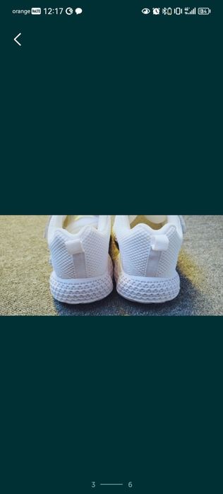 Teniși albi antialunecare marimea 31