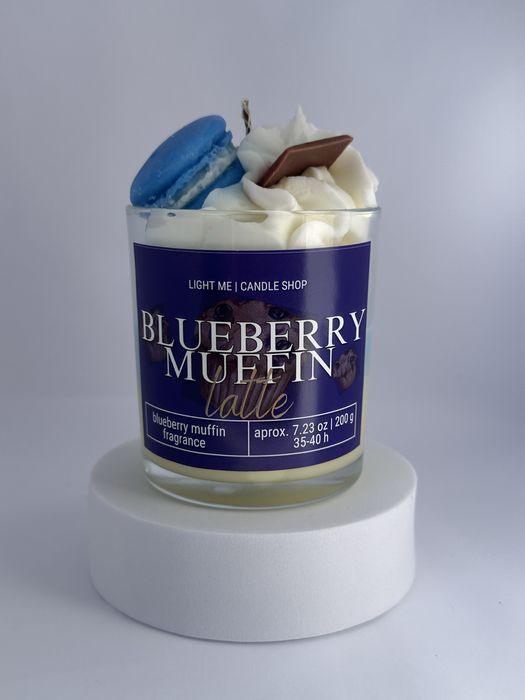 Lumânari parfumate din ceară de soia, Candle Latte, Light Me, 200g