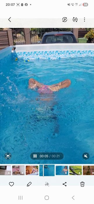 Piscina bestway cu cadru metalic