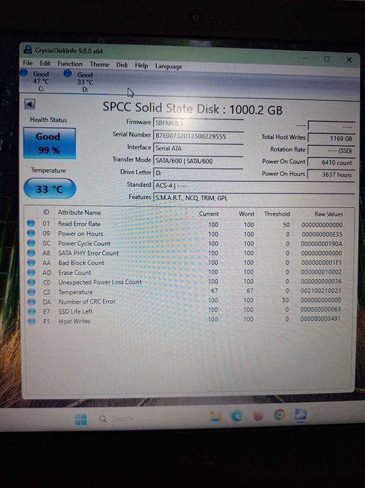 Laptop Dell Latitude i5 Gen8 16GB 256Mb+1Tb SSD