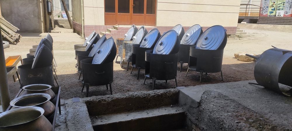 Бизда арзон сифатли учоклар Казонлар  хар хил размерлардан бор