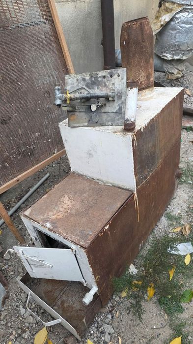 Печь отопительный под газ и уголь