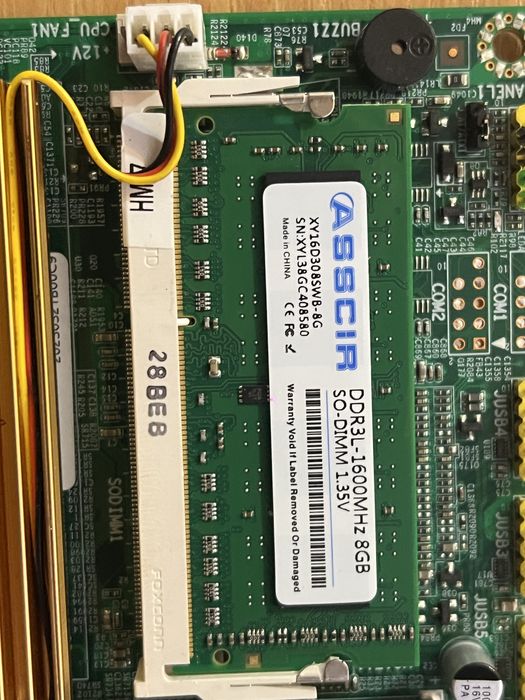 Материнская плата mini-itx  в сборе