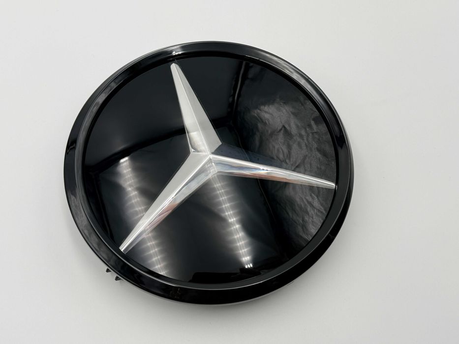 Emblema Compatibila Mercedes W204 sticla crom/negru distronic c class