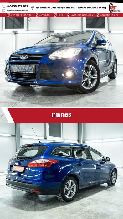 FORD FOCUS Fab06.2014 Diesel116CP Parbriz Scaune Încălzite Climatronic