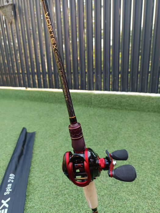 Lanseta Casting Spin Vortex 2.4m 10-45 grame + mulineta Casting