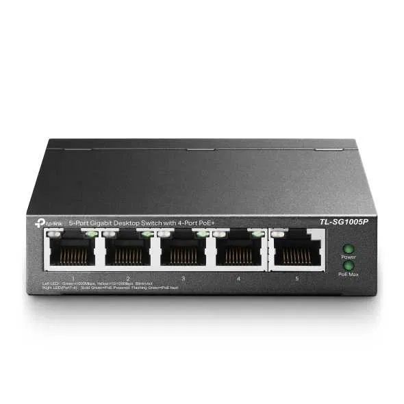 TP-LINK 5 портов Gigabit - TL-SG1005P (65W) Коммутатор Switch POE!!!