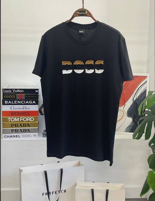 Мъжки тениски лукс качест HUGO BOSS