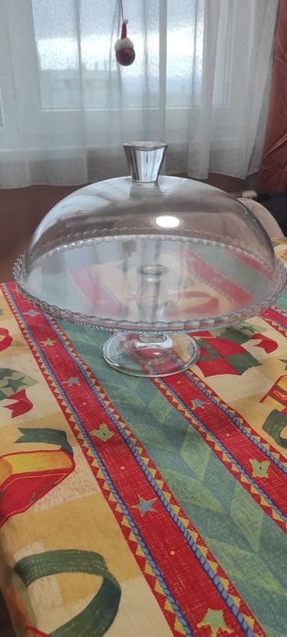 Стъклен поднос/фруктиера