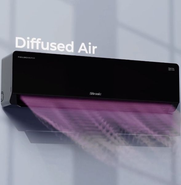 Кондиционер Sitronic Dark 12, Full DC inverter, Toshiba компрессор