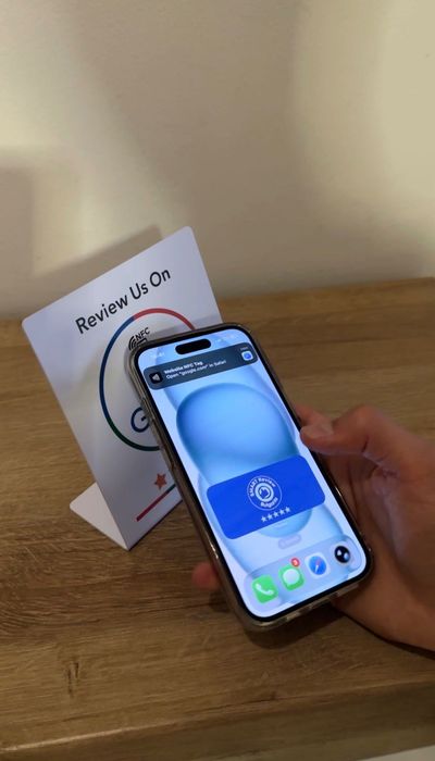 Стойка за NFC Google Ревюта ( Безконтактни отзиви за секунди )