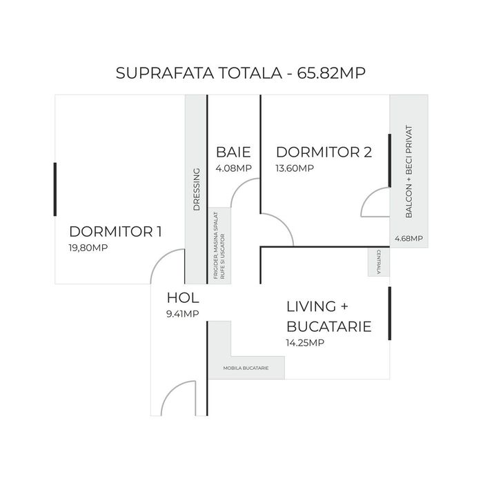 Apartament premium 2 dormitoare, parcare, 8 min metrou C. Brancoveanu