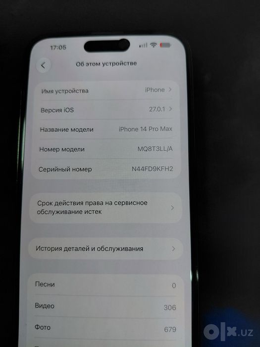 iPhone 14 pro max 256