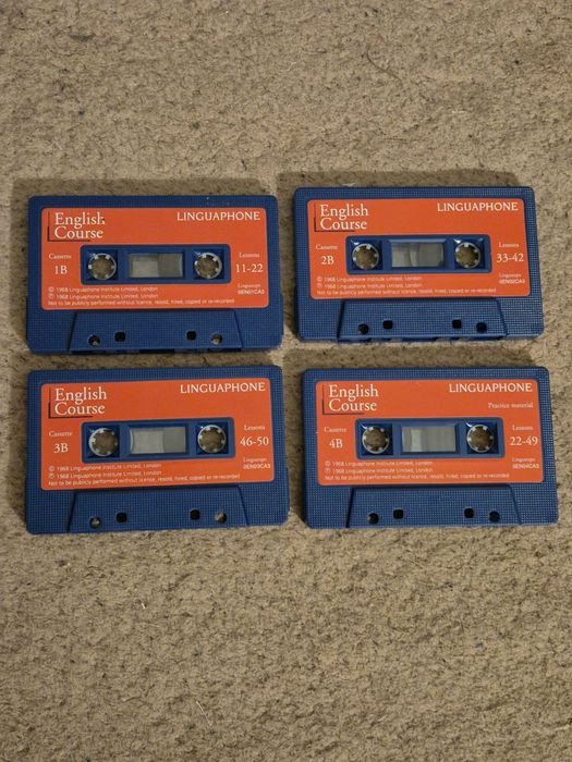 Curs limba engleză - Linguaphone Institute. Manual și set casete audio