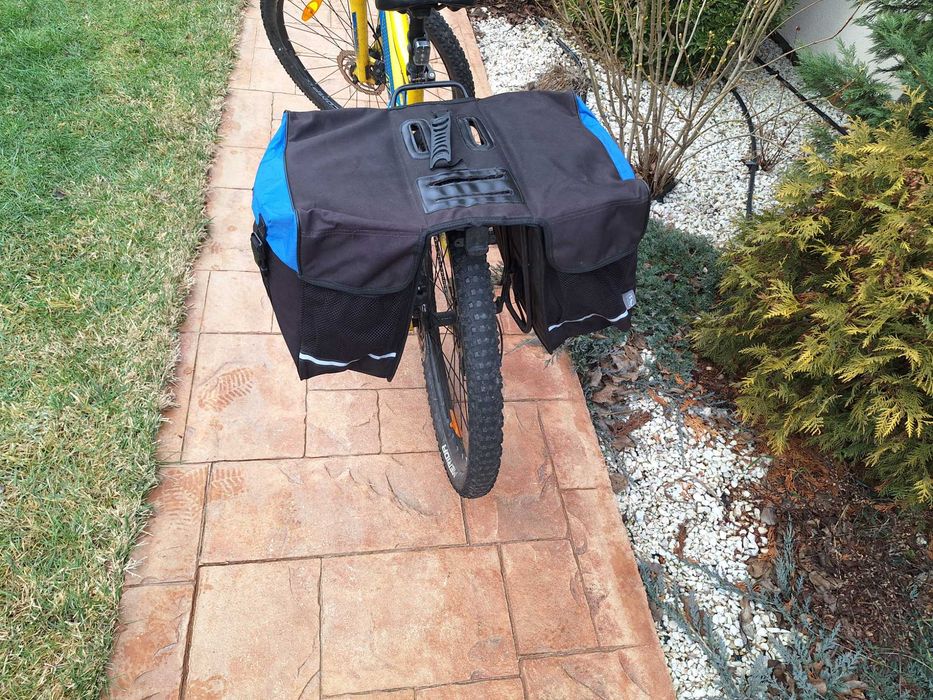 Set Genți Portbagaj M-Wave Amsterdam Double Albastru/Negru