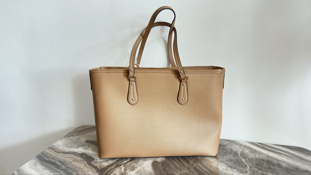 Geantă Liu Jo Tote Bej – Set Complet (Eșarfă + Dustbag) – Preț Redus