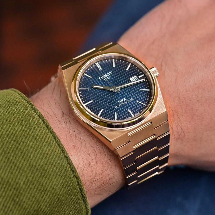 Tissot PRX 40mm Blue-Gold Powermatic 80
