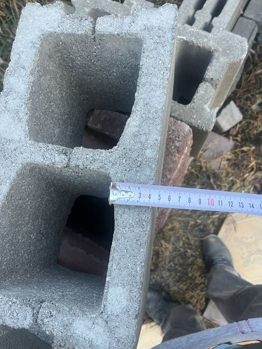 Сплитерный кирпич 39*19*19 стенка 4см