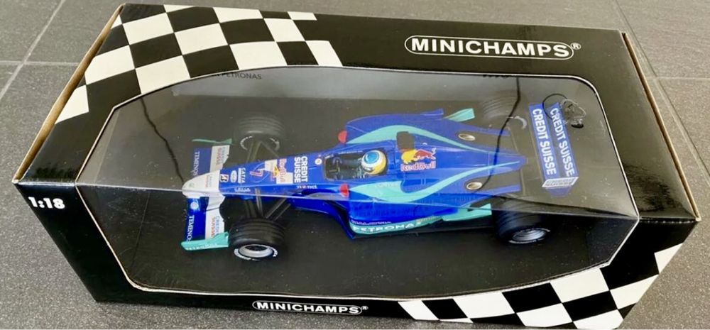 Machete formula 1 f1 1/18 Mclaren,Ferrari Sauber Minichamps Ed.limitat