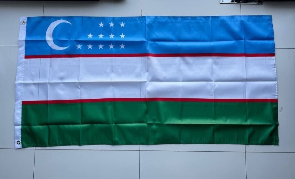 Флаг Узбекистан O'zbekiston bayrogi