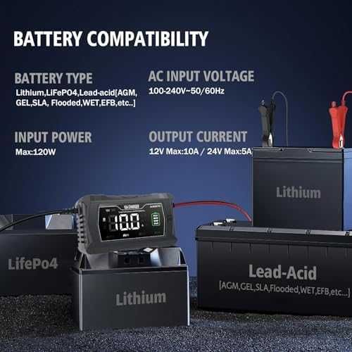 Нов Смарт зарядно 10A 12V/24V ремонт режим дисплей за акумулатори кола