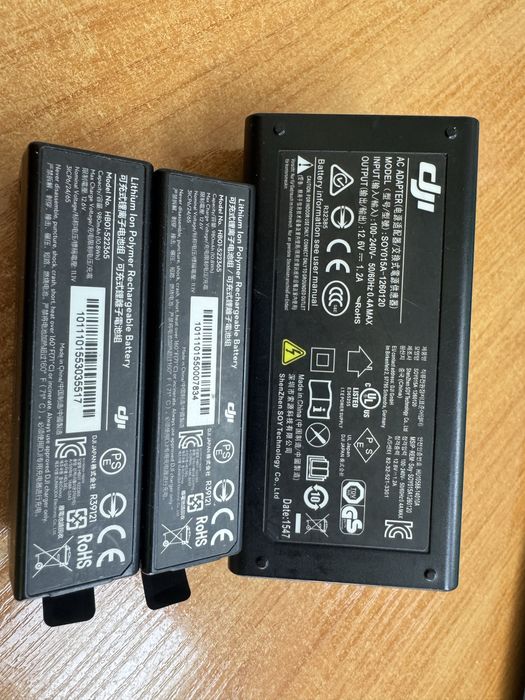 Батареи для DJi osmo  камеры