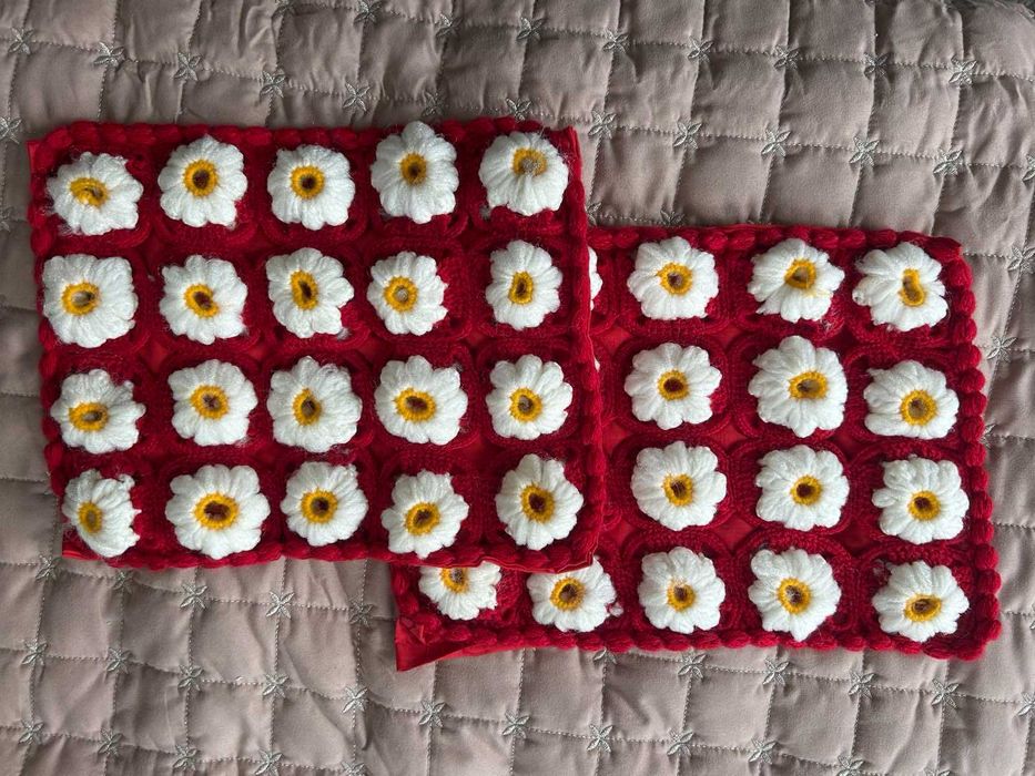 Плетени калъфки за възглавници от вълна