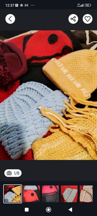 Caciuli diferite croșetate lînă